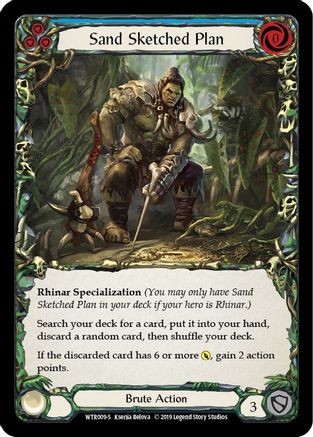 Plan esquissé sur sable (WTR009) - Bienvenue chez Rathe Unlimited Edition Rainbow Foil