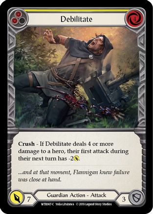 Débiliter (Jaune) (WTR067) - Bienvenue chez Rathe Édition illimitée Rainbow Foil