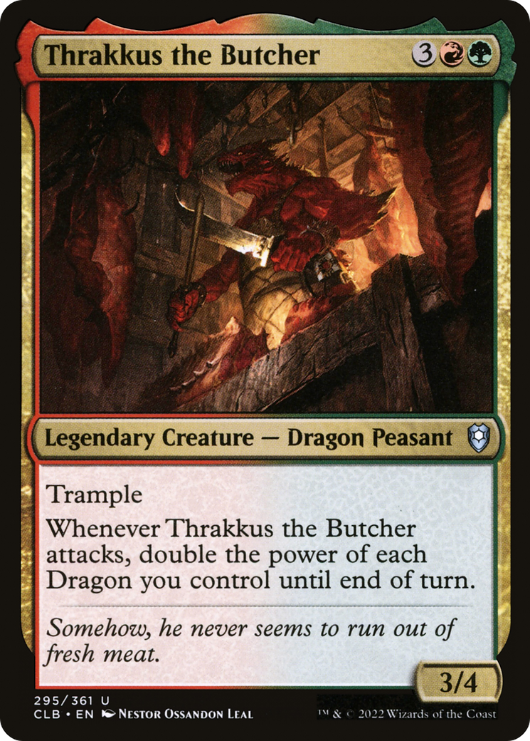 Thrakkus le Boucher (CLB-295) - Commander Legends : La Bataille de Baldur's Gate