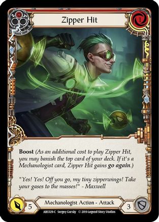 Zipper Hit (Rouge) (ARC029) - Arcane Rising Édition illimitée Rainbow Foil