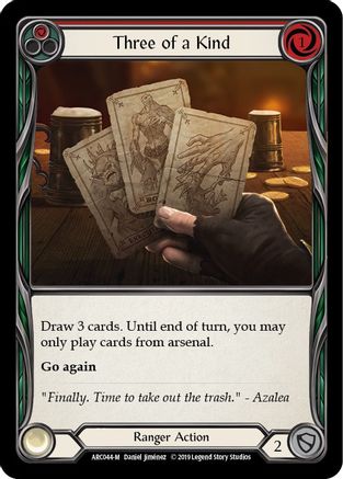 Trois d'une sorte (ARC044) - Arcane Rising Édition illimitée Arc-en-ciel Foil