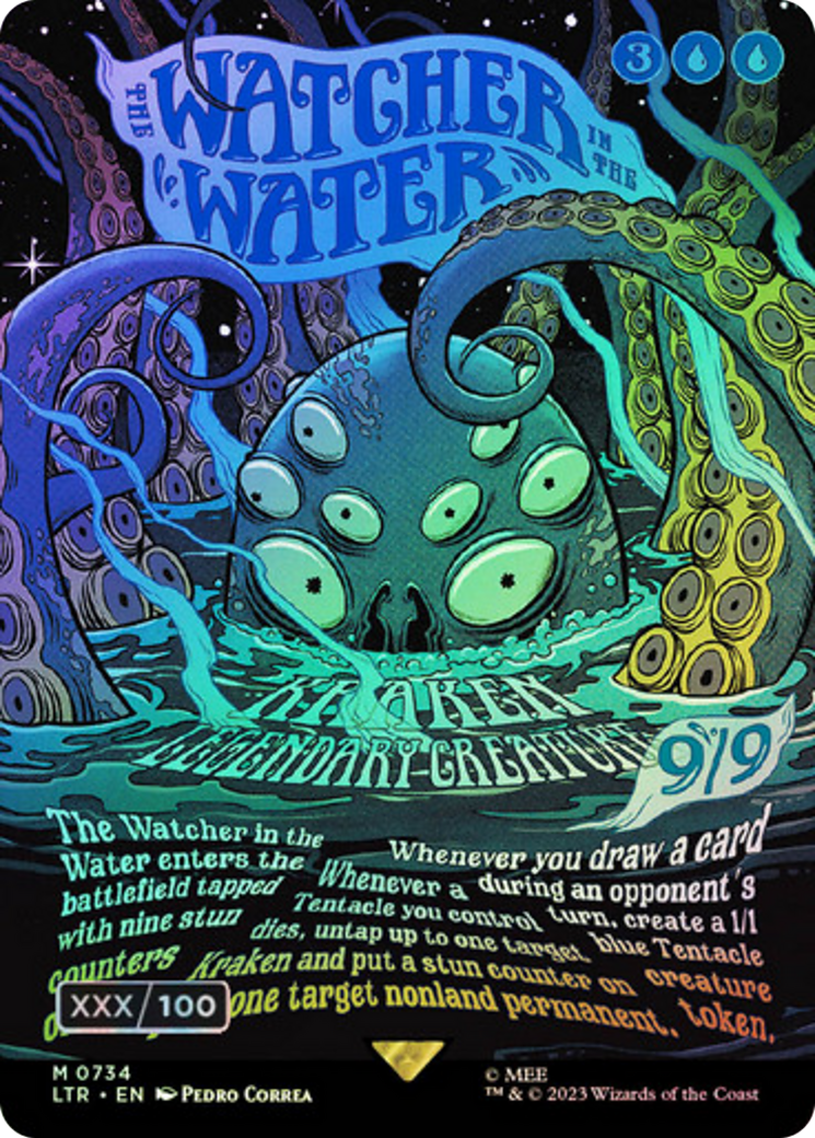 The Watcher in the Water (LTR-734) - The Lord of the Rings: Tales of Middle-earth (Borderless) Foil