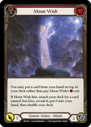 Moon Wish (Rouge) (ARC185) - Arcane Rising Édition illimitée Rainbow Foil