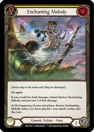 Mélodie enchanteresse (jaune) (ARC168) - Arcane Rising Édition illimitée Rainbow Foil