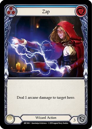 Zap (Bleu) (ARC146) - Arcane Rising Édition illimitée Rainbow Foil