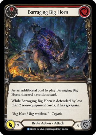 Barrages contre Big Horn (Rouge) (CRU010) - Crucible of War Édition illimitée