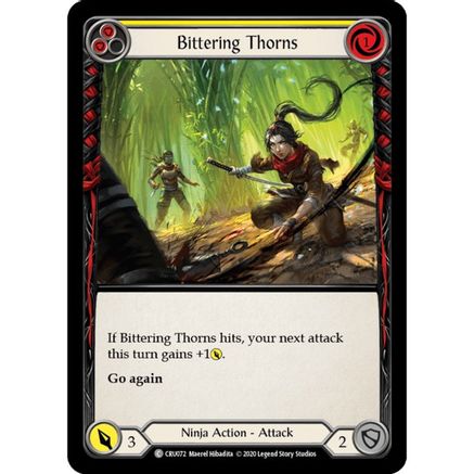 Bittering Thorns (CRU072) - Crucible of War Unlimited Edition Rainbow Foil