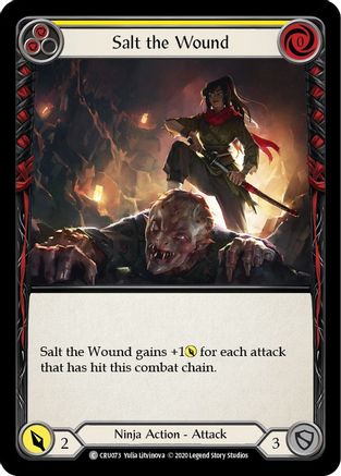 Salt the Wound (CRU073) - Crucible of War Unlimited Edition Rainbow Foil