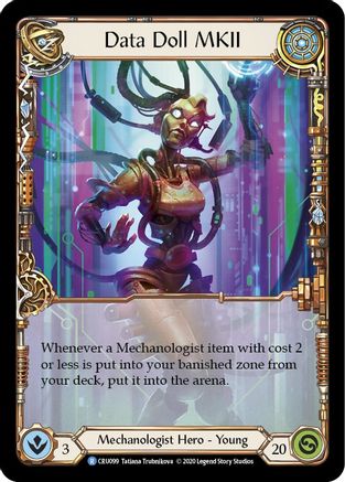 Poupée Data MKII (CRU099) - Crucible of War Édition illimitée Rainbow Foil
