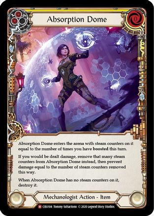 Absorption Dome (CRU104) - Crucible of War 1st Edition Rainbow Foil