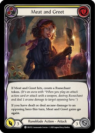 Viande et salutations (jaune) (CRU152) - Crucible of War Édition illimitée Arc-en-ciel