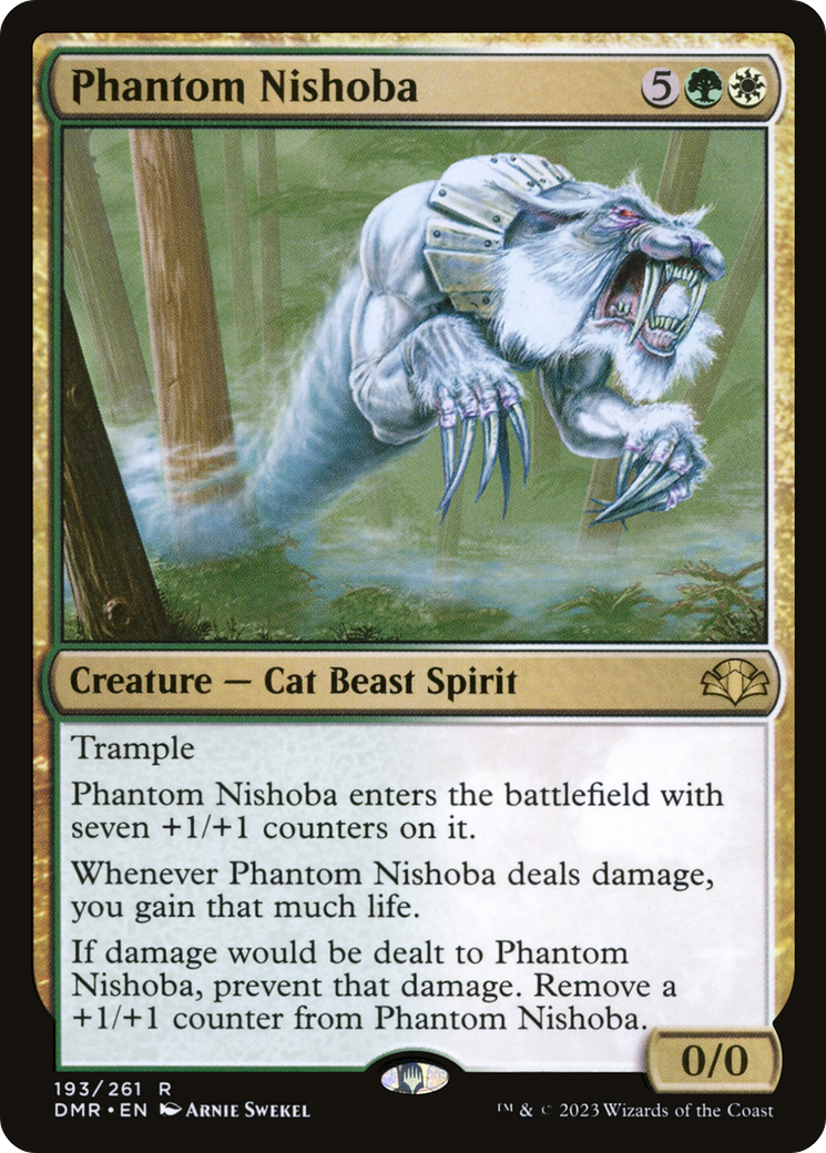 Phantom Nishoba (DMR-193) - Feuille remasterisée de Dominaria