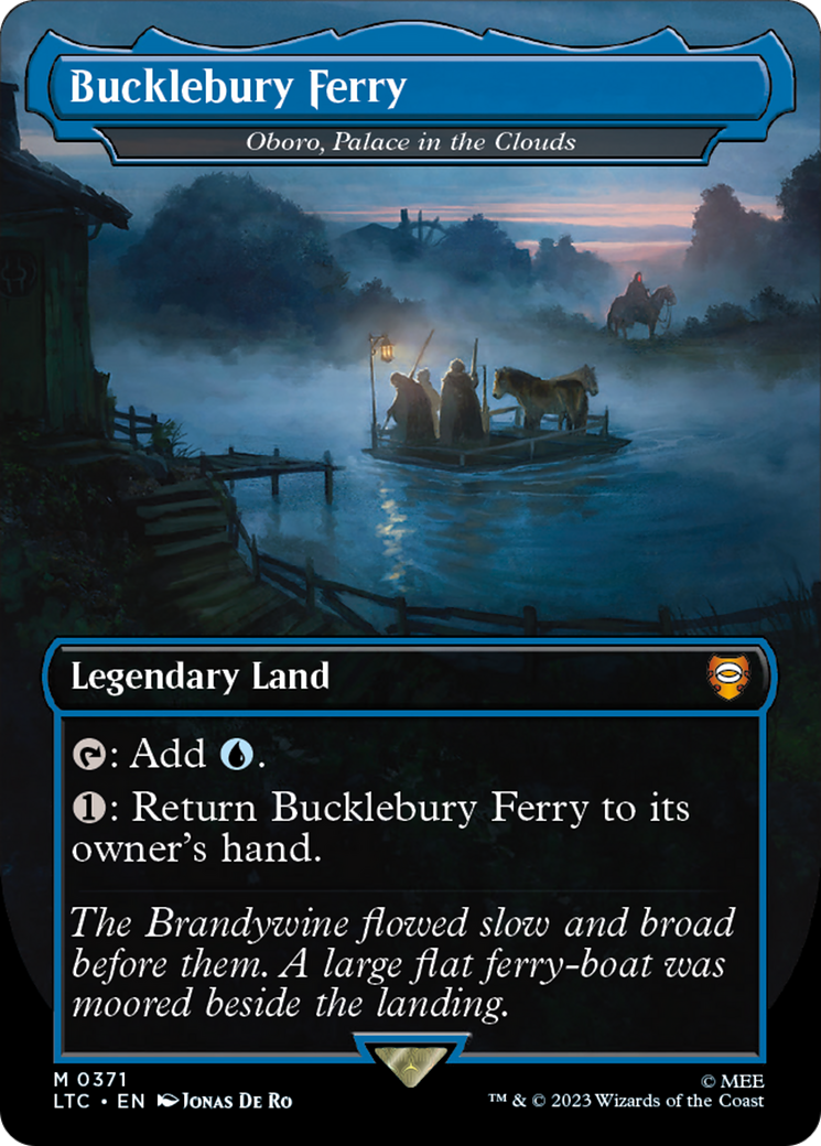 Bucklebury Ferry - Oboro, Palace in the Clouds (LTC-371) - Tales of Middle-earth Commander / Bucklebury Ferry (Borderless)