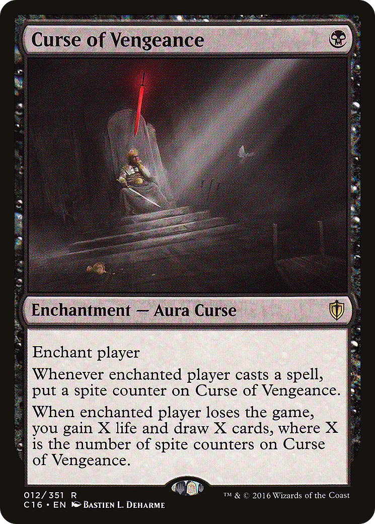 Malédiction de la vengeance (C16-012) - Commander 2016