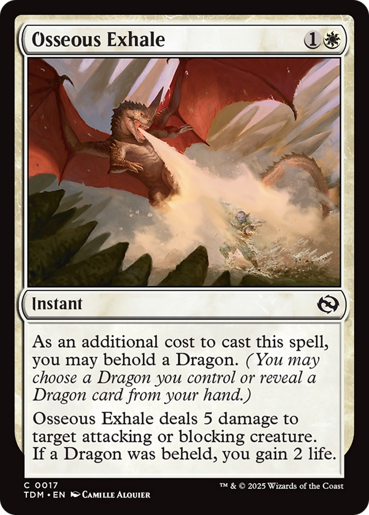 Expiration osseuse (TDM-017) - Tarkir : Tempête de dragons