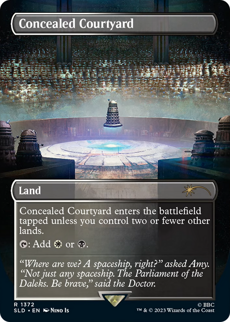 Concealed Courtyard (SLD-1372) - Secret Lair Drop (Borderless) Foil