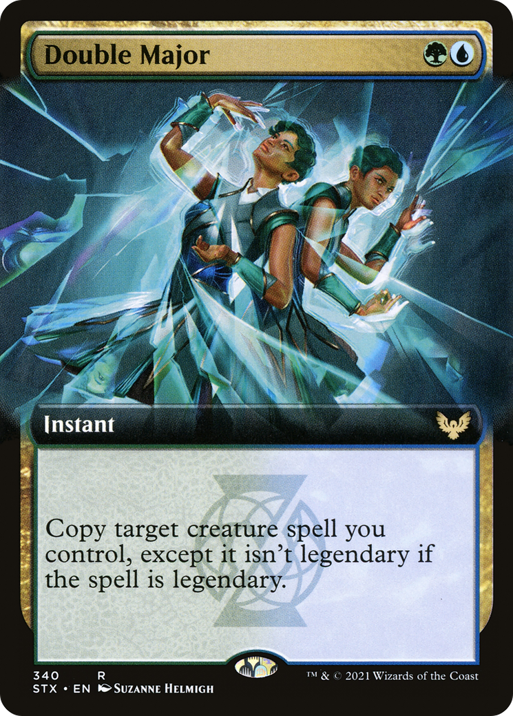Double Majeur (STX-340) - Strixhaven : École des Mages : (Extended Art) Foil