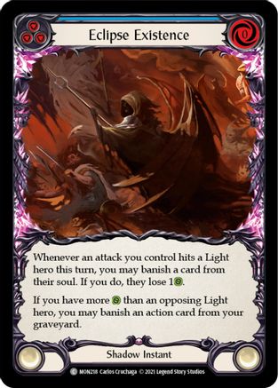Eclipse Existence (MON218) - Monarch 1st Edition