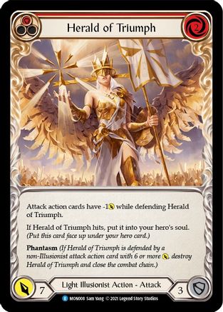 Herald of Triumph (Red) (MON008) - Monarch 1st Edition