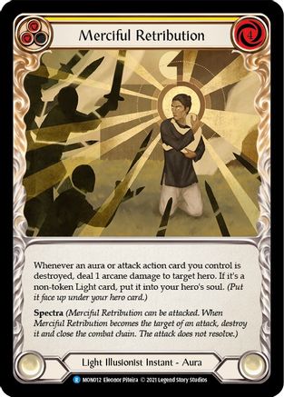 Merciful Retribution (MON012) - Monarch 1st Edition Rainbow Foil