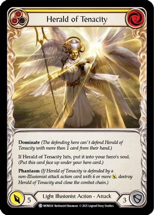 Herald of Tenacity (Yellow) (MON024) - Monarch Unlimited Edition