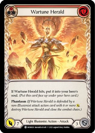Wartune Herald (Red) (MON026) - Monarch 1st Edition