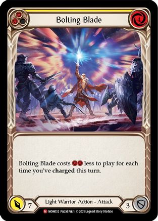 Bolting Blade (MON032) - Monarch Unlimited Edition Rainbow Foil