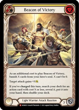 Beacon of Victory (MON033) - Monarch 1st Edition Rainbow Foil