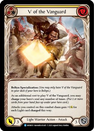 V of the Vanguard (MON035) - Monarch Unlimited Edition Rainbow Foil