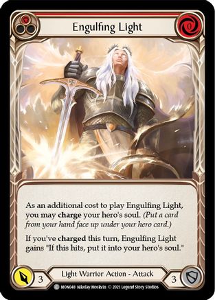 Engulfing Light (Red) (MON048) - Monarch Unlimited Edition Rainbow Foil