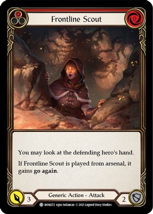 Frontline Scout (Red) (MON272) - Monarch 1st Edition Rainbow Foil