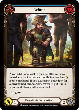 Belittle (Blue) (MON268) - Monarch 1st Edition