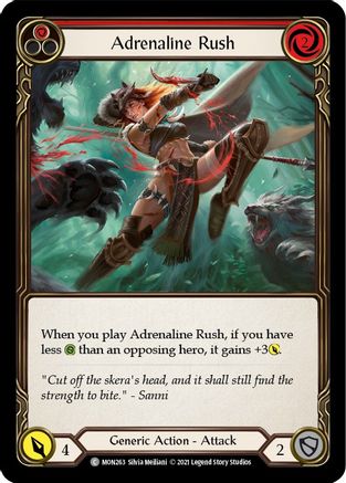 Adrenaline Rush (Red) (MON263) - Monarch Unlimited Edition