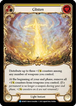 Glisten (Yellow) (MON070) - Monarch 1st Edition