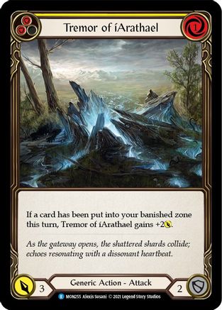 Tremor of iArathael (Yellow) (MON255) - Monarch Unlimited Edition