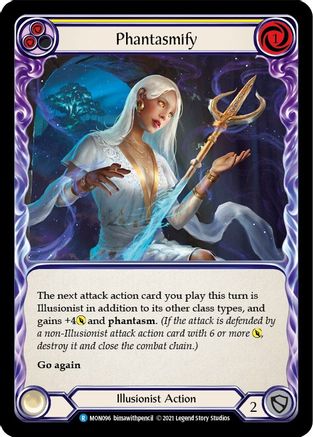 Phantasmify (Yellow) (MON096) - Monarch Unlimited Edition Rainbow Foil