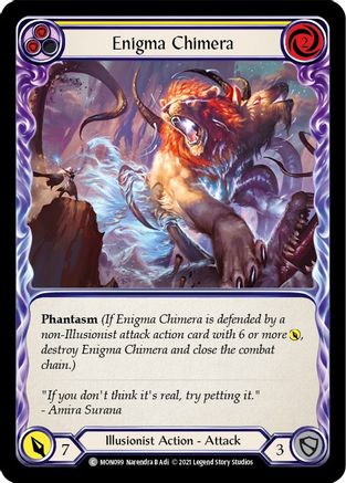 Enigma Chimera (Yellow) (MON099) - Monarch 1st Edition
