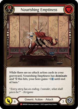 Nourishing Emptiness (MON246) - Monarch 1st Edition Rainbow Foil