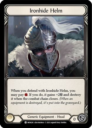 Ironhide Helm (MON241) - Monarch 1st Edition Cold Foil