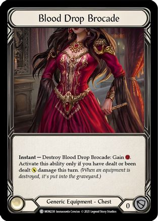 Blood Drop Brocade (MON238) - Monarch 1st Edition