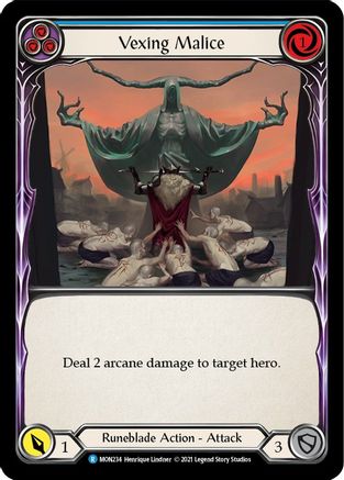 Malice vexante (bleu) (MON234) - Monarch 1re édition Rainbow Foil