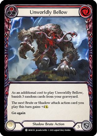 Unworldly Bellow (rouge) (MON150) - Monarch Unlimited Edition Rainbow Foil