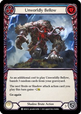 Unworldly Bellow (Blue) (MON152) - Monarch 1st Edition