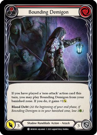 Bounding Demigon (Red) (MON168) - Monarch Unlimited Edition