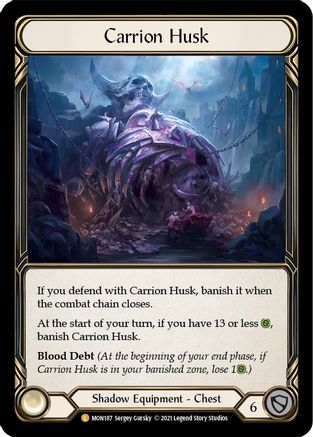 Carrion Husk (MON187) - Monarch 1st Edition Cold Foil