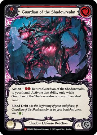 Guardian of the Shadowrealm (MON192) - Monarch 1st Edition Rainbow Foil