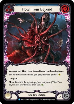 Howl from Beyond (Blue) (MON202) - Monarch 1st Edition Rainbow Foil