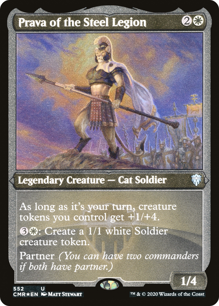 Prava de la Légion d'Acier (CMR-552) - Commander Legends Etched Foil