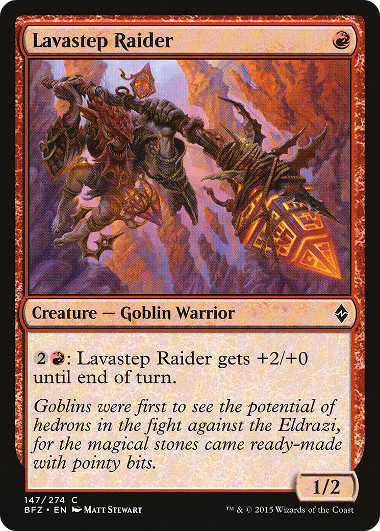 Lavastep Raider (BFZ-147) – Bataille pour Zendikar