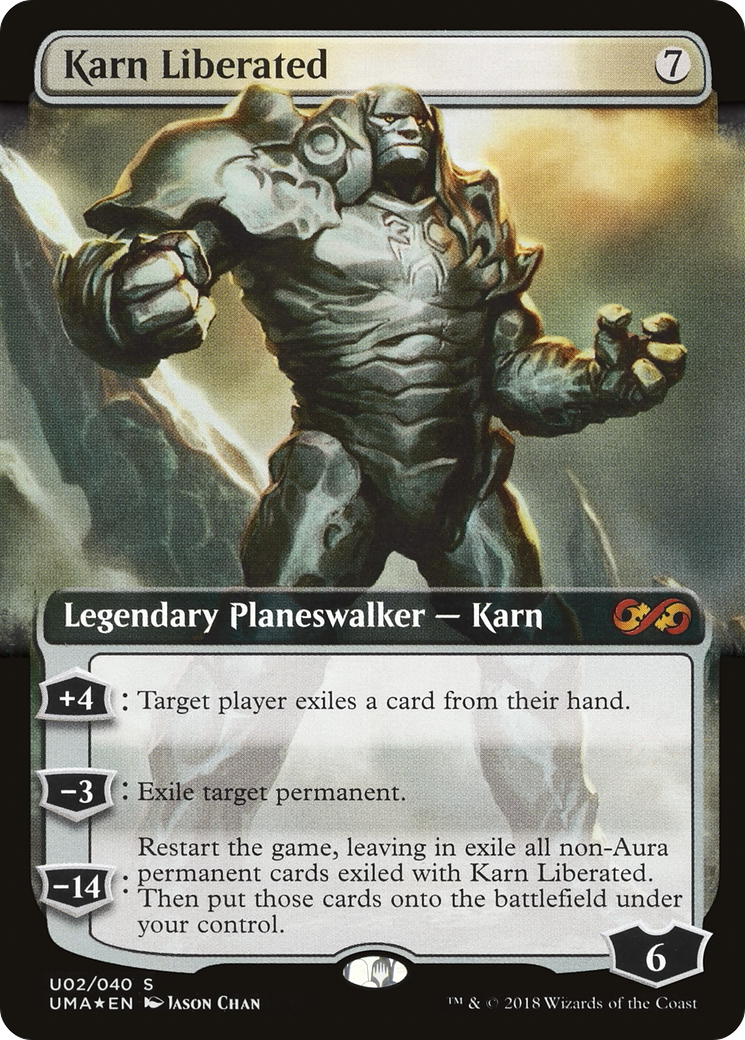 Karn Liberated (UMA:BT-U02) - Ultimate Box Topper: (Extended Art) Foil